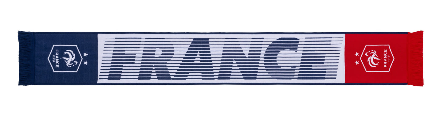 Echarpes France Tricolore Marine, Blanc Et Rouge Equipe De France Collection Officielle Equipe De France