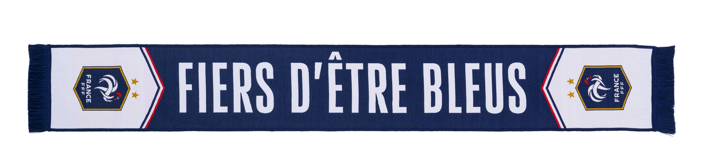 Echarpes Fiers D'Etre Bleus Equipe De France Collection Officielle Equipe De France