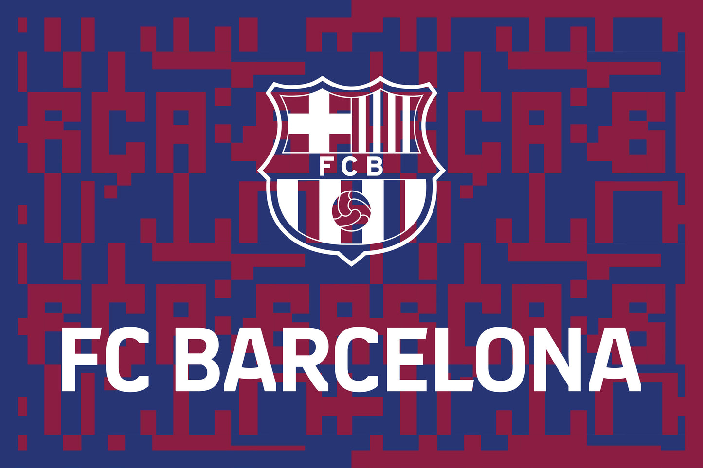 Drapeau Barça - Collection Officielle FC Barcelone - Liga Football - Taille 150 x 100 cm
