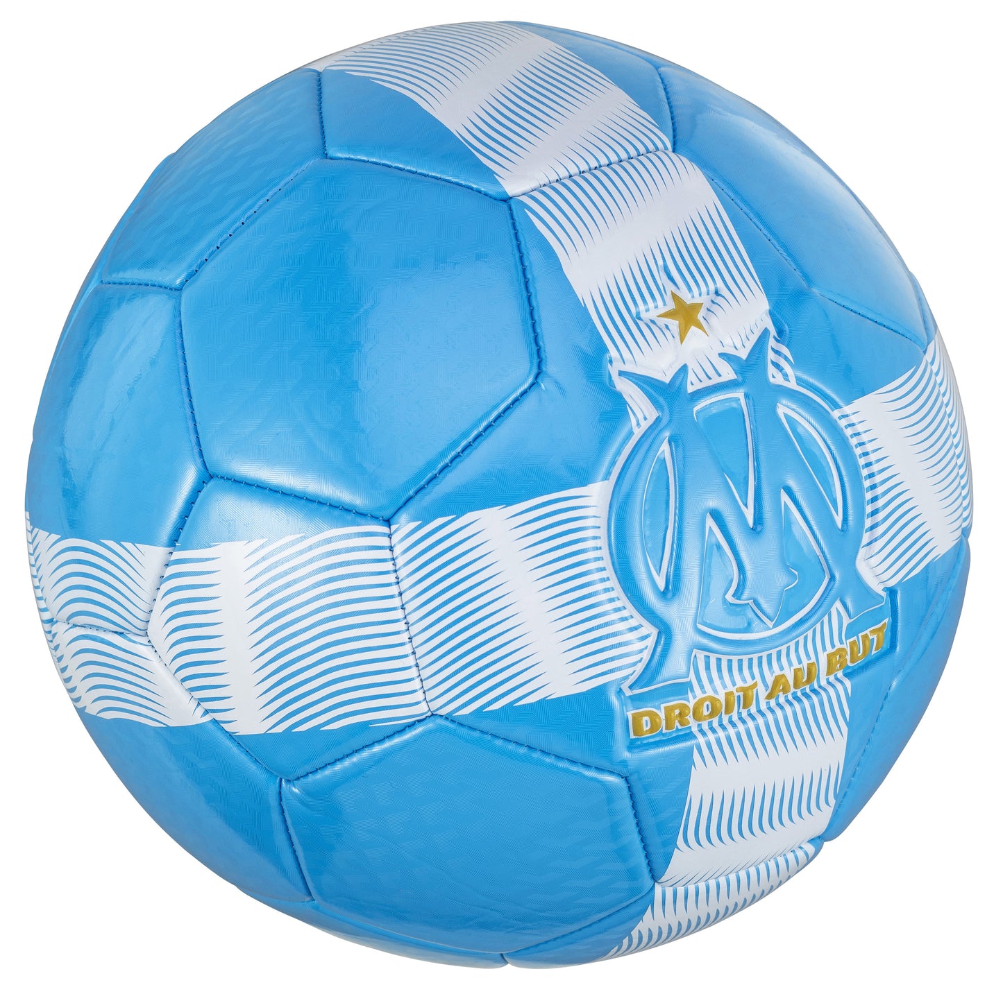 Ballon logo Embossed OLYMPIQUE DE MARSEILLE - Om - Collection Officielle - Taille 5