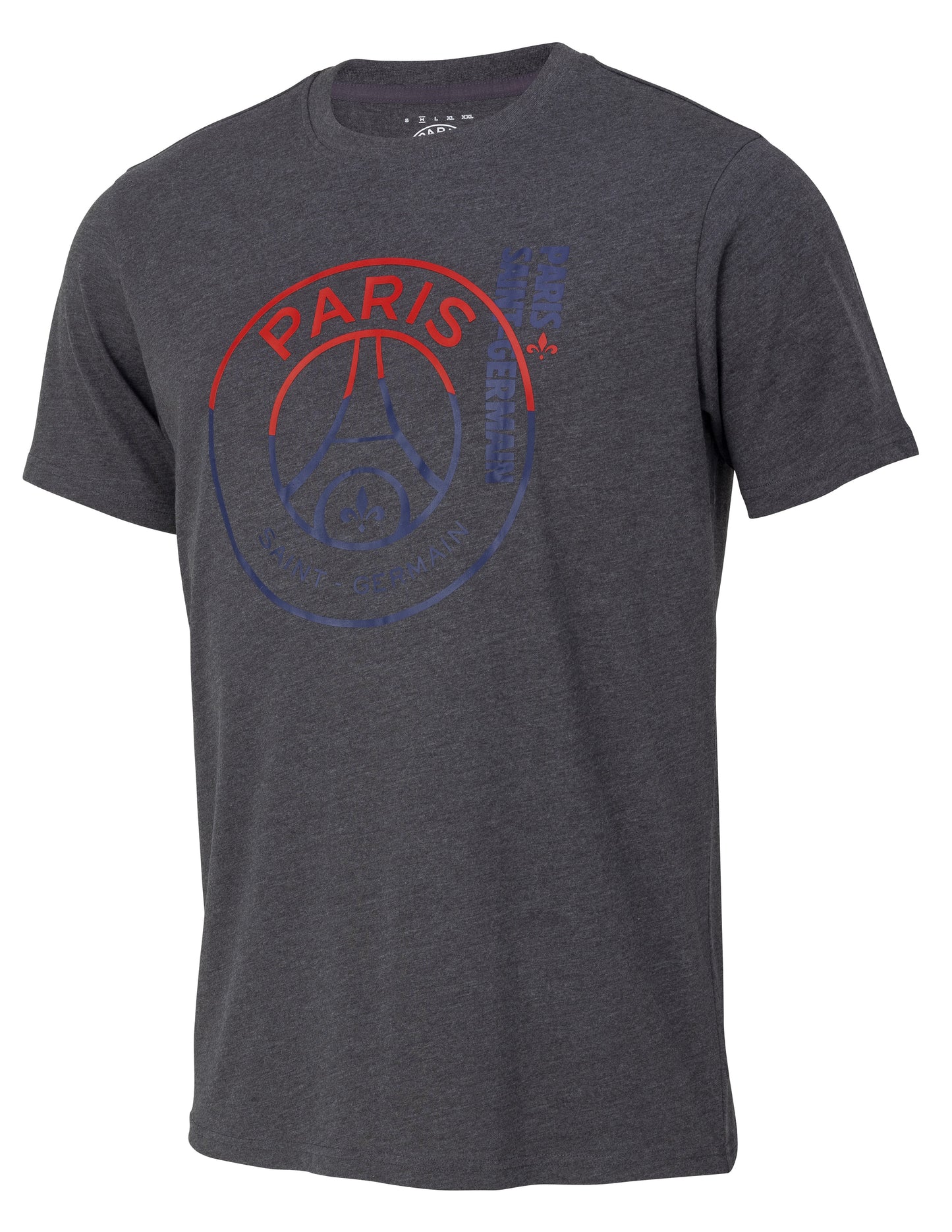 T-Shirt Big Logo Gris Paris Saint Germain Adultes Collection Officielle Paris Saint Germain