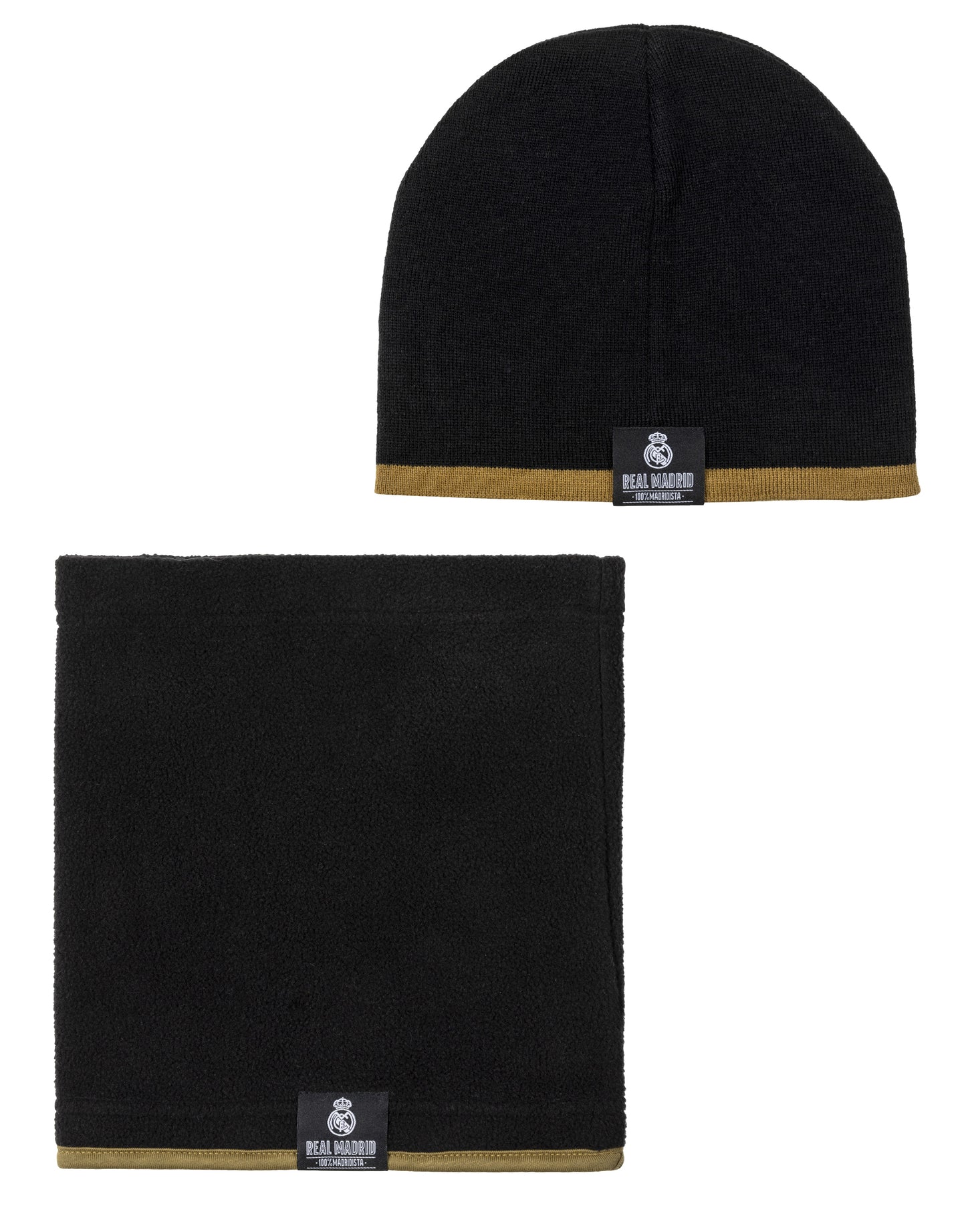 Real Madrid Coffret cadeau Cache cou + bonnet Real Adultes - Collection officielle