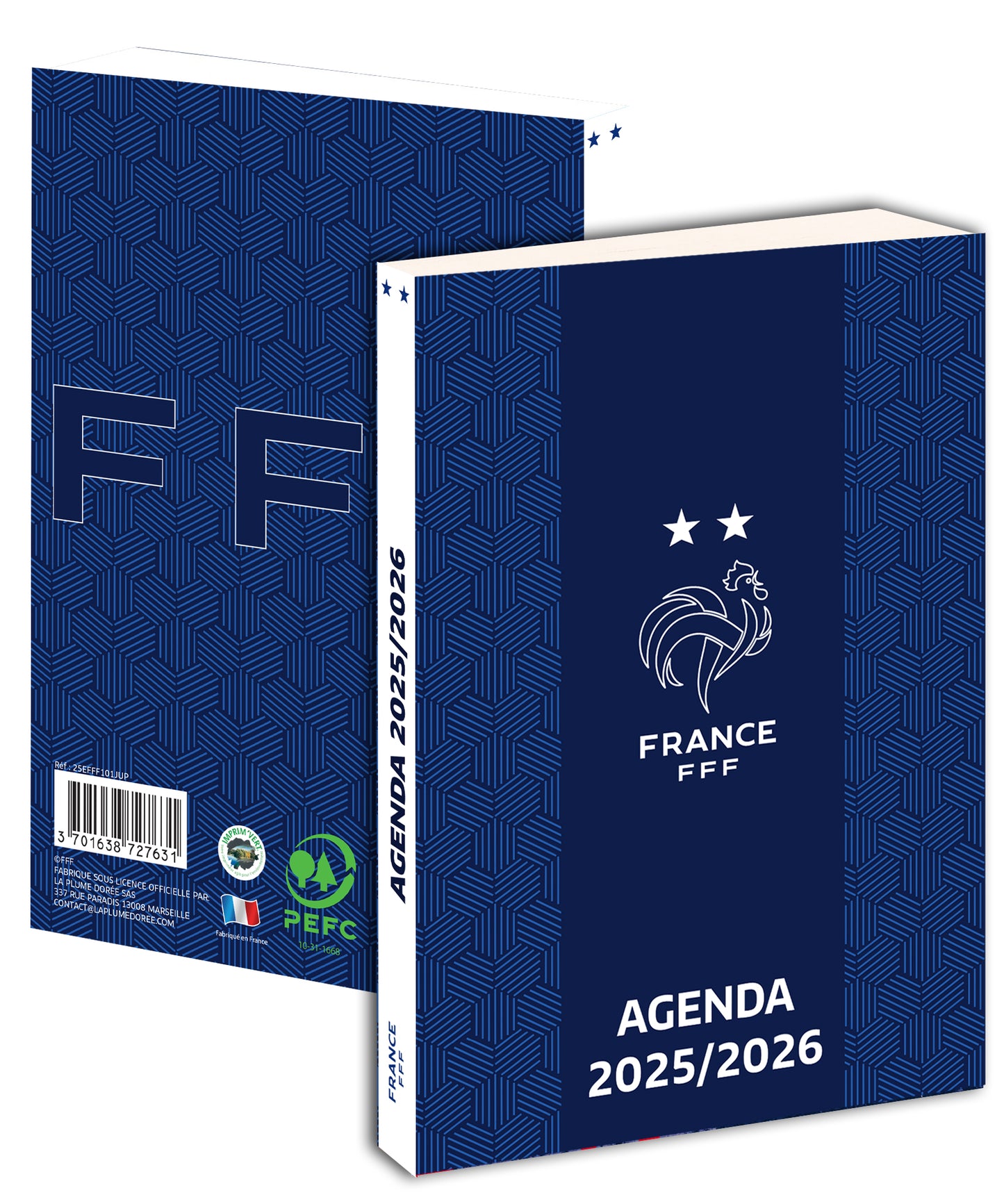 FFF Agenda Scolaire 2025 2026 - Collection Officielle Equipe DE France DE Football