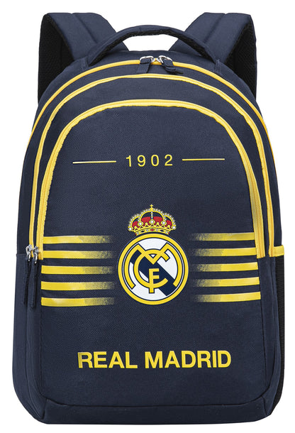 Real Madrid Sac à dos scolaire 3 compartiments Real - Collection officielle