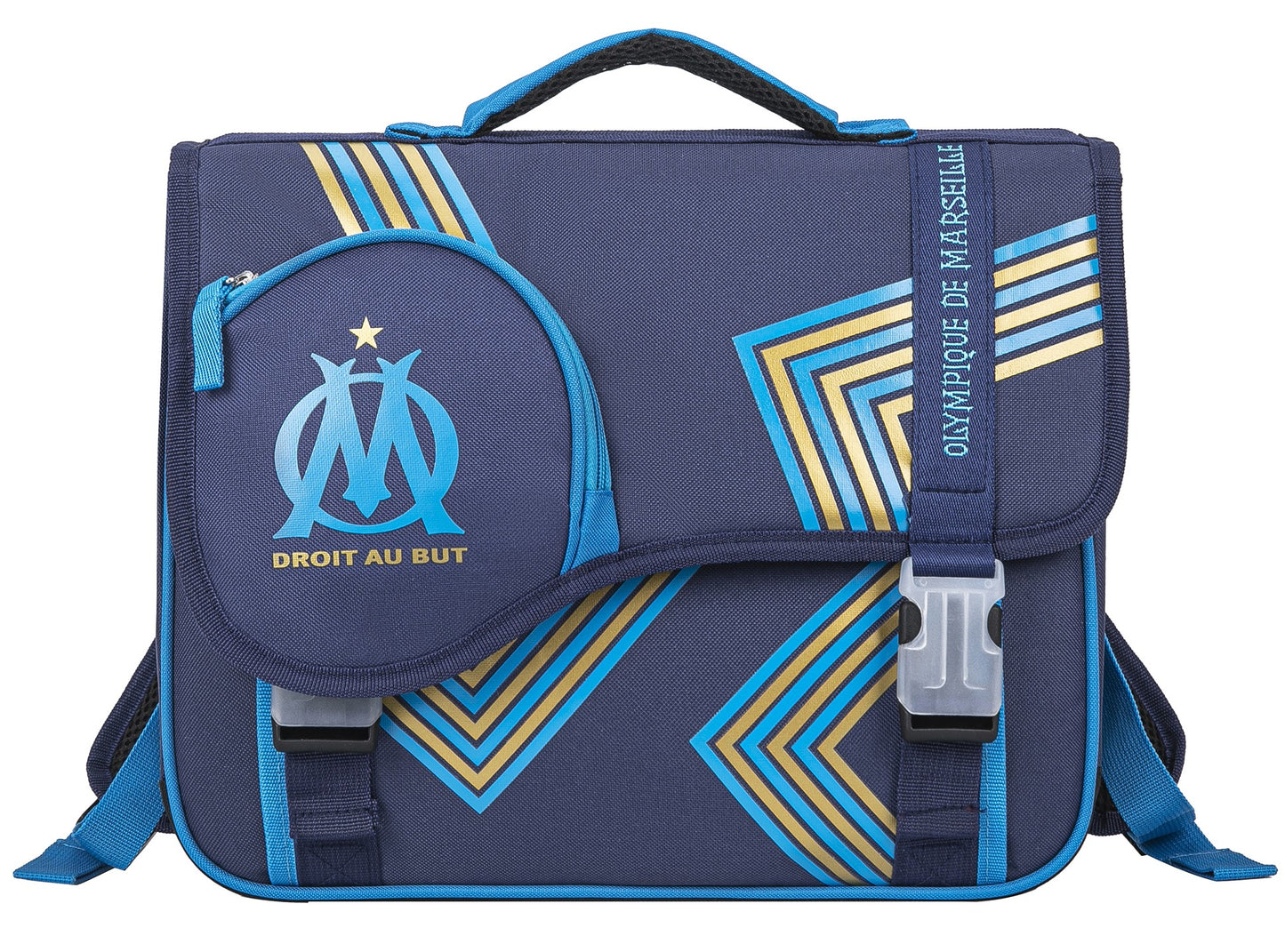 OLYMPIQUE DE MARSEILLE Cartable Scolaire Om - Collection Officielle