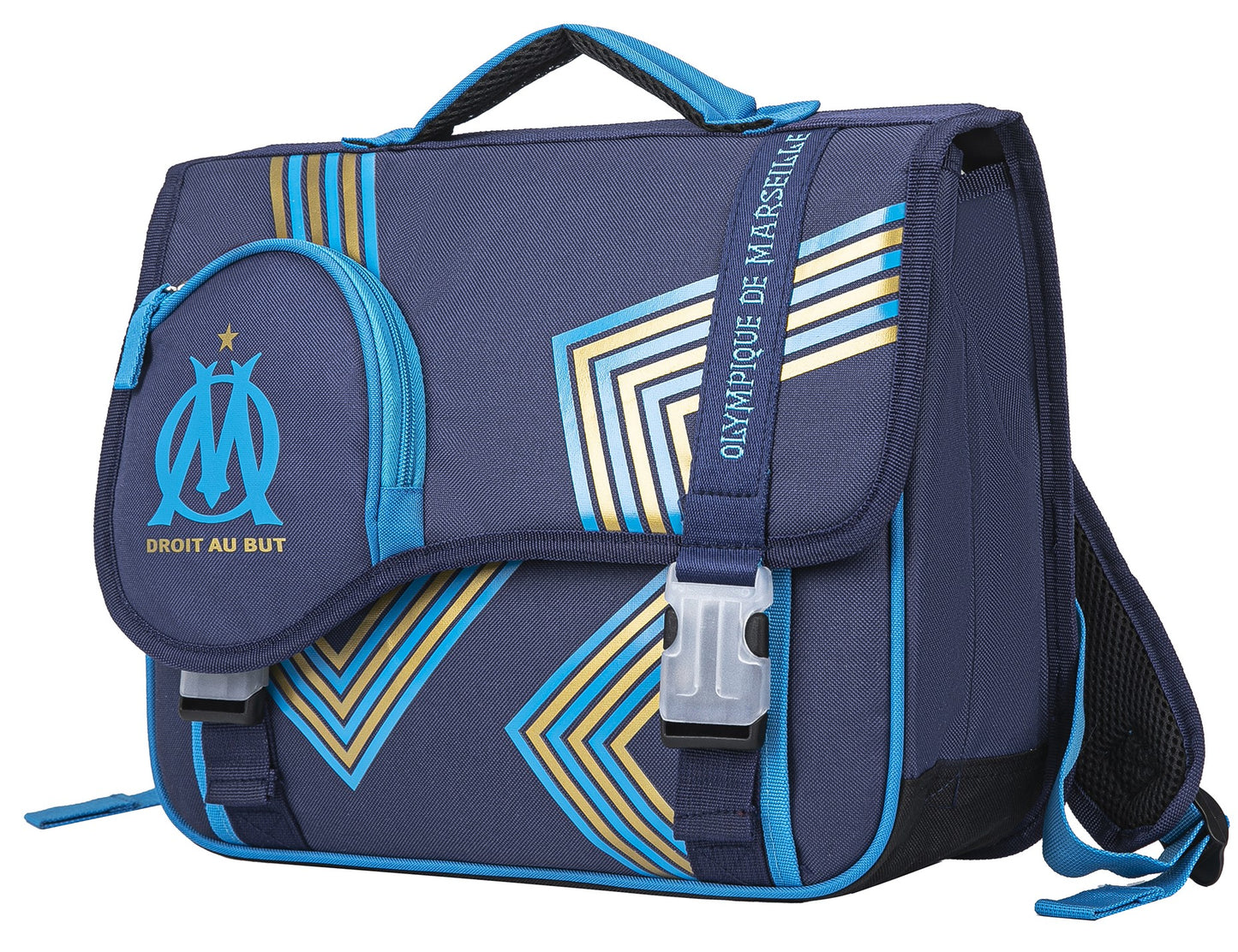 OLYMPIQUE DE MARSEILLE Cartable Scolaire Om - Collection Officielle