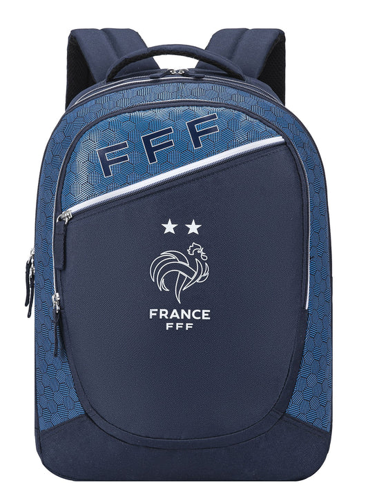 FFF Sac à dos scolaire Collection officielle Equipe de France de Football - 3 compartiments