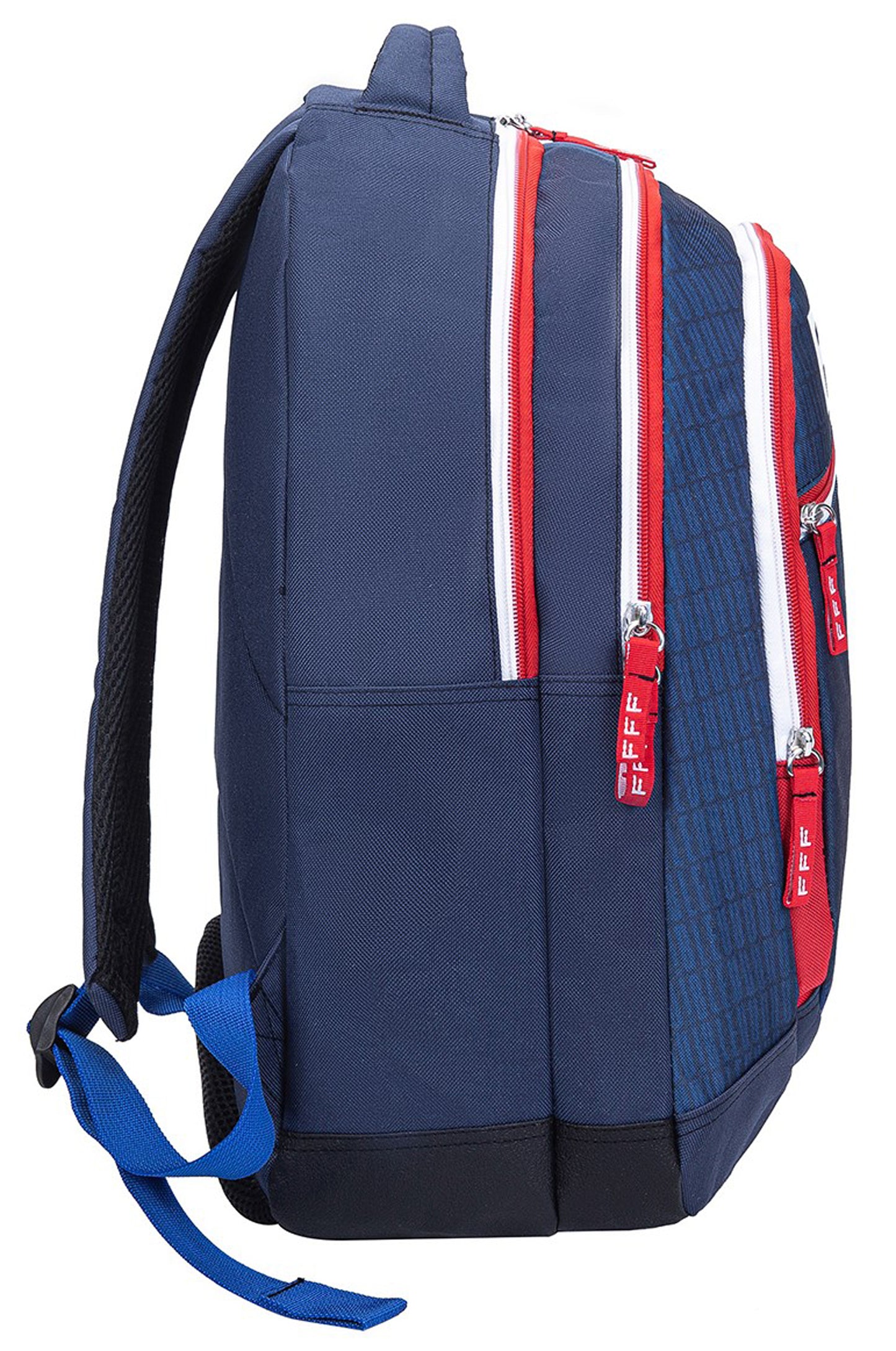 FFF Sac à Dos Scolaire Collection Officielle Equipe de France de Football - 3 Compartiments