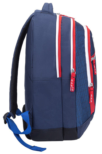 FFF Sac à Dos Scolaire Collection Officielle Equipe de France de Football - 3 Compartiments