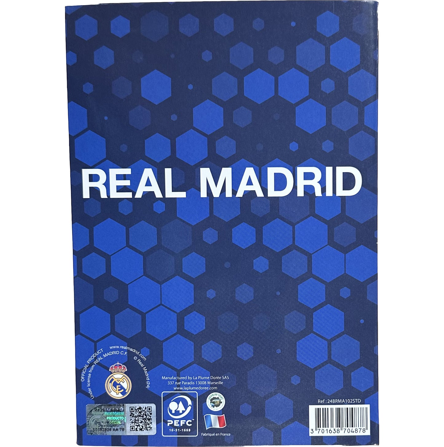 Real Madrid Cahier de Texte - Collection Officielle