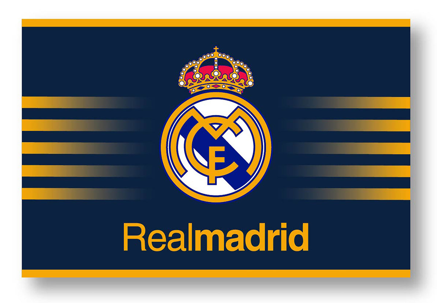 Drapeau Real - Collection officielle Real Madrid - 100 x 150 cm