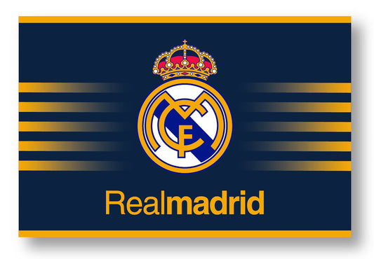 Drapeau Real - Collection officielle Real Madrid - 100 x 150 cm