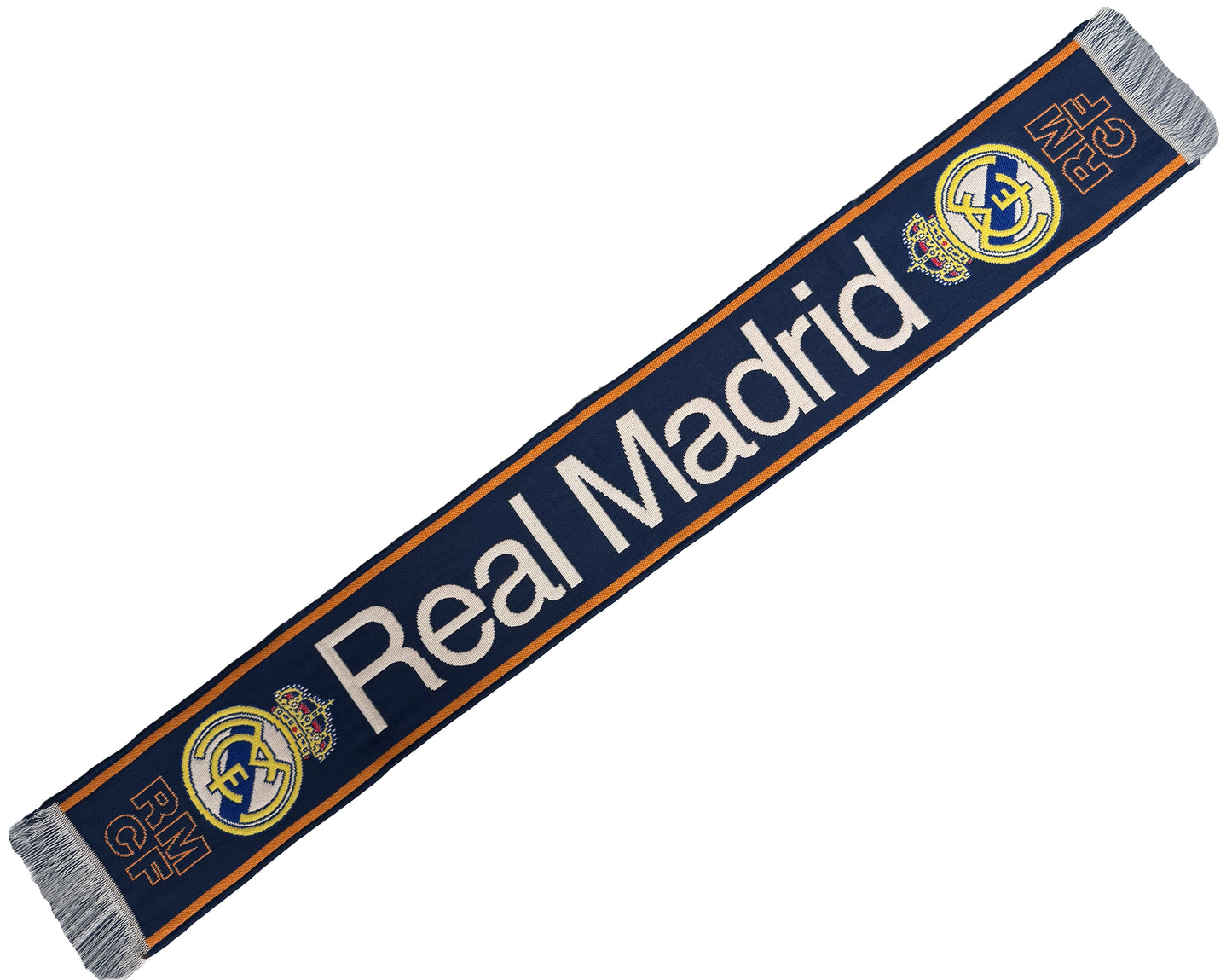 Real Madrid Echarpe REAL - Collection officielle Liga Football - Taille 140 cm