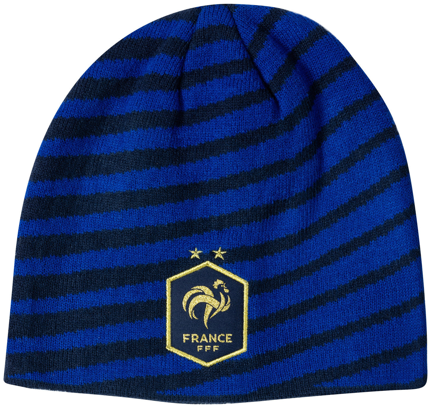 Bonnet Logo Bleu/Marine Equipe De France Adultes Collection Officielle Equipe De France