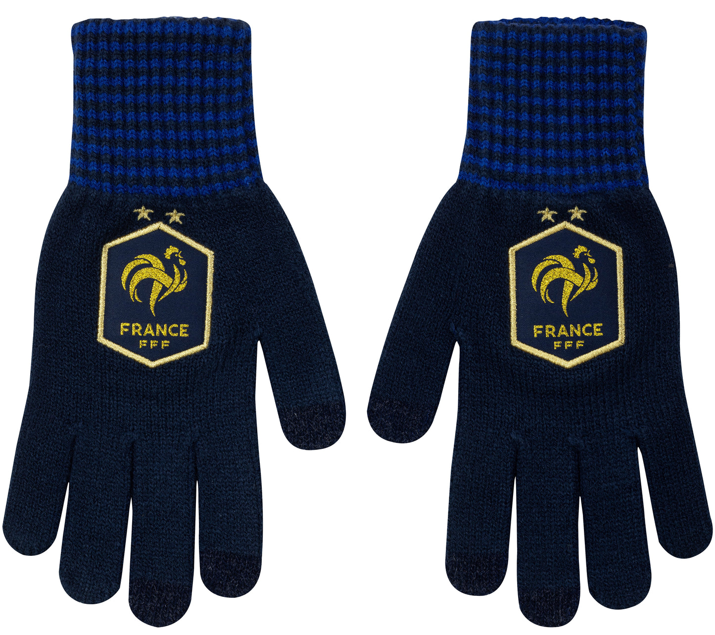 Gants Fan Marine Equipe De France Adultes Collection Officielle Equipe De France