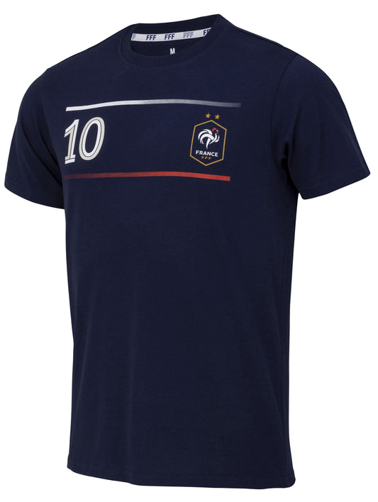 T-Shirt Player MBAPPE N°10 Equipe De France Adultes Collection Officielle Equipe De France
