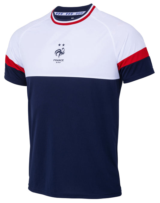 Maillot Polyester Fan Equipe De France Adultes Collection Officielle Equipe De France