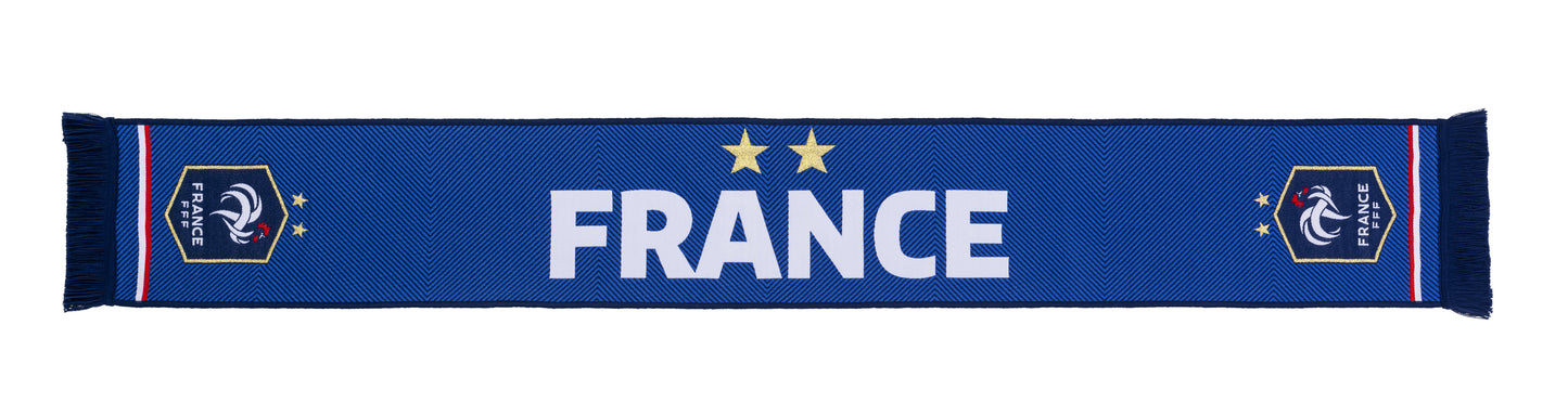 Echarpes France II Bleu Equipe De France Collection Officielle Equipe De France
