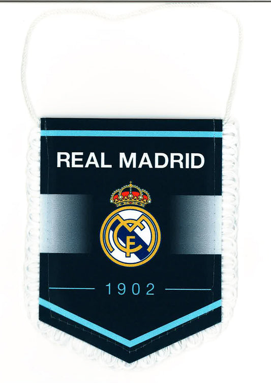 Fanion Real - Collection officielle Real Madrid - 13 x 10 cm