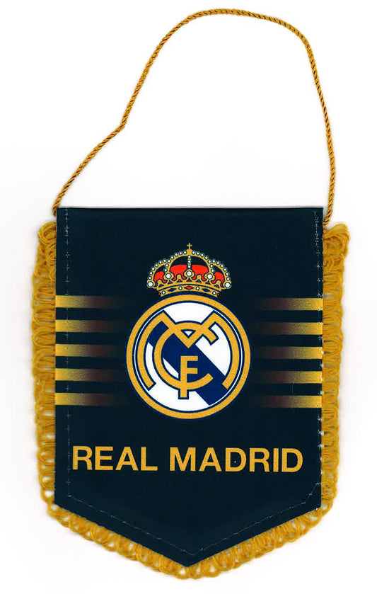 Fanion Real - Collection officielle Real Madrid - 13 x 10 cm