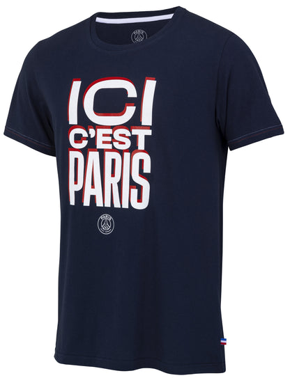 T-Shirt PSG Made in France Adultes Collection Officielle Paris Saint Germain