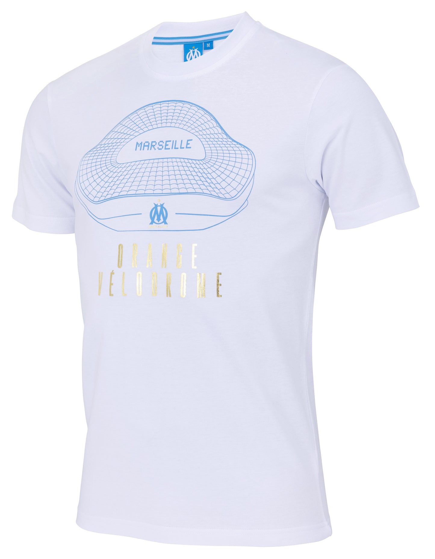T-Shirt Velodrome Adultes OLYMPIQUE DE MARSEILLE  - Om - Collection Officielle
