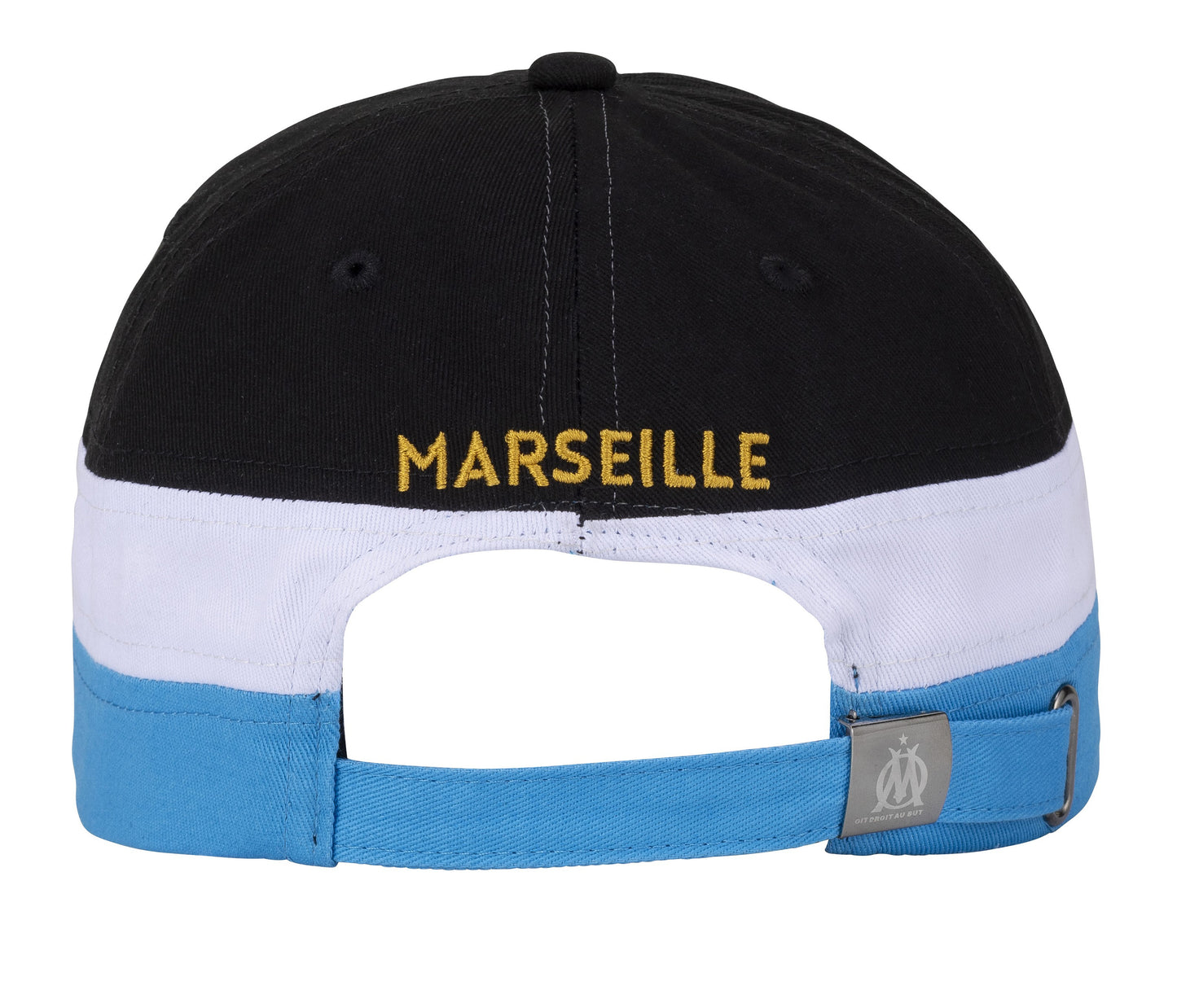 Casquette Stripes Adultes OLYMPIQUE DE MARSEILLE  - Om - Collection Officielle