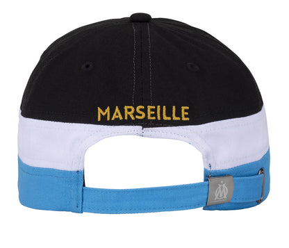 Casquette Stripes Adultes OLYMPIQUE DE MARSEILLE  - Om - Collection Officielle