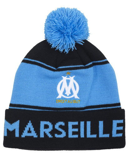 Bonnet Pompon Fan Adultes  OLYMPIQUE DE MARSEILLE  - Om - Collection Officielle