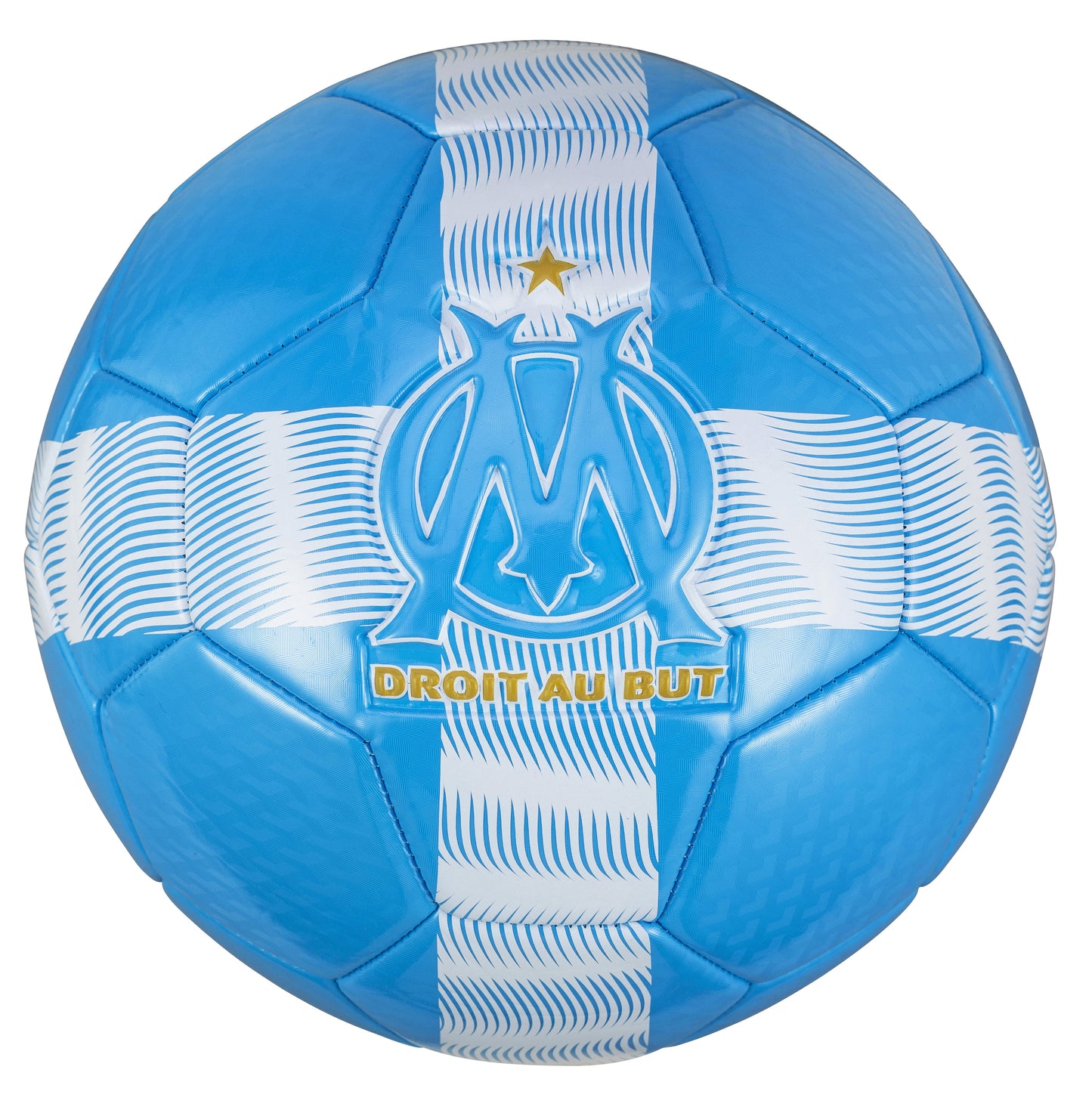 Ballon logo Embossed OLYMPIQUE DE MARSEILLE  - Om - Collection Officielle - Taille 5
