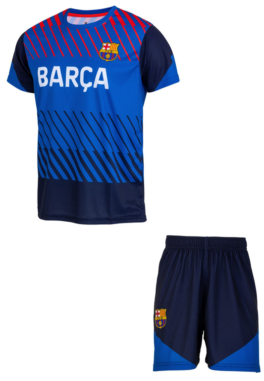 Ensemble Football Maillot Short Barça Enfant - Collection Officielle FC Barcelone