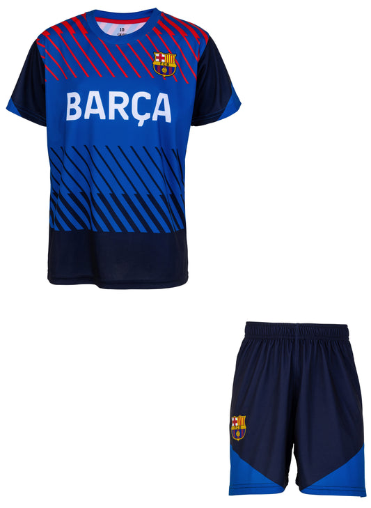 Ensemble Maillot Short Enfant Barça - Collection Officielle FC Barcelone