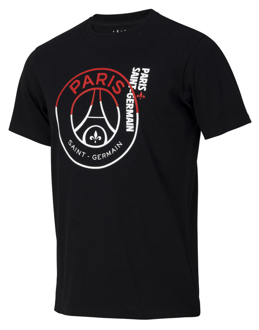 T-Shirt Big Logo Noir Paris Saint Germain Adultes Collection Officielle Paris Saint Germain