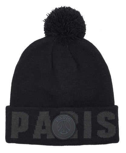 Bonnet Pompon Paris Saint Germain Noir Adultes Collection Officielle Paris Saint Germain