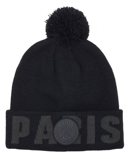 Bonnet Pompon Paris Saint Germain Noir Adultes Collection Officielle Paris Saint Germain