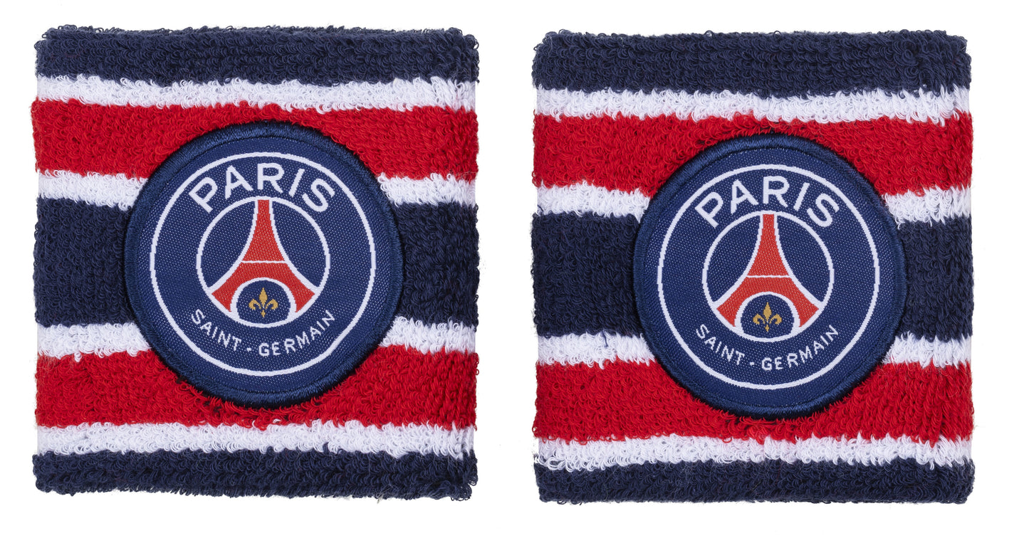 Poignets Eponges Paris Saint Germain Noir Adultes Collection Officielle Paris Saint Germain