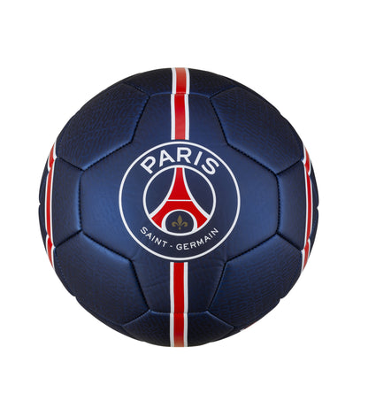 Ballon Logo Metallic Bleu Taille 5 Paris Saint Germain Collection Officielle