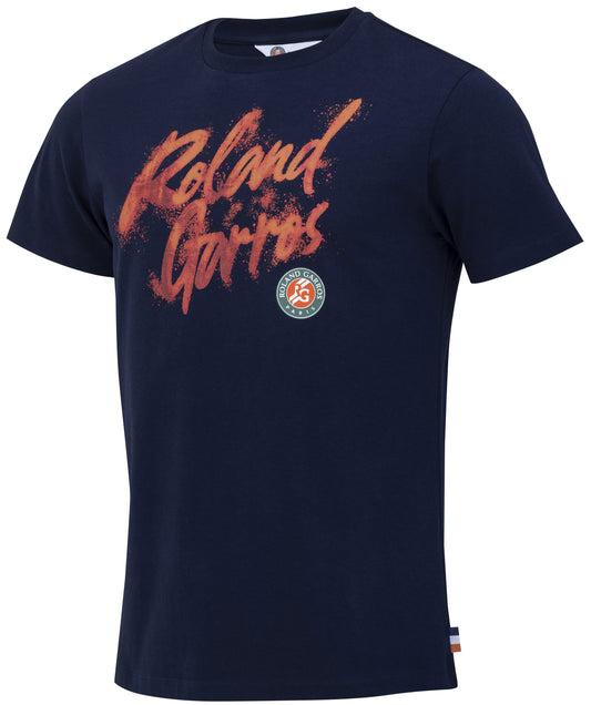 T-Shirt Roland Garros Bleu Adultes Collection Officielle Roland Garros