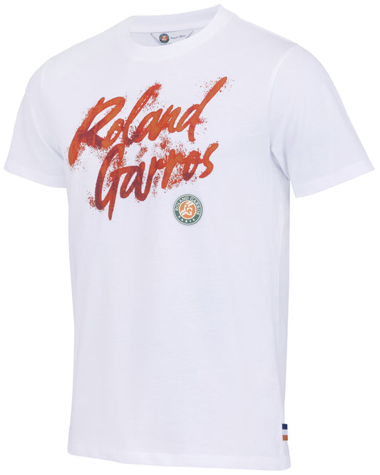 T-Shirt Roland Garros Blanc Adultes Collection Officielle Roland Garros
