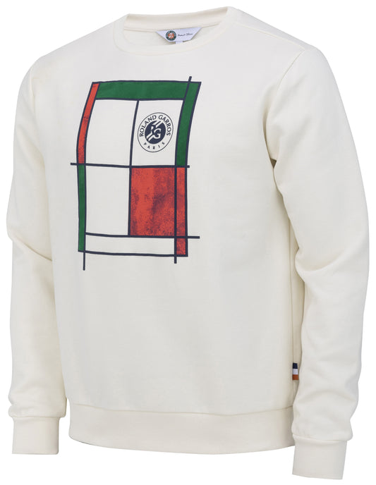 Sweat Shirt Court Roland Garros Adultes Collection Officielle Roland Garros