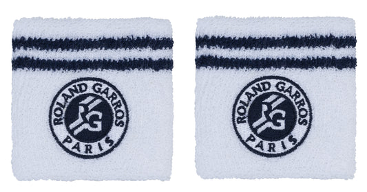 Set de 2 Poignets Eponge Roland Garros Adultes Collection Officielle Roland Garros