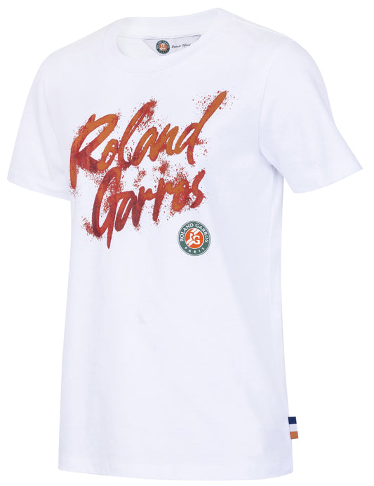 T-Shirt Roland Garros Bleu Enfants Collection Officielle Roland Garros
