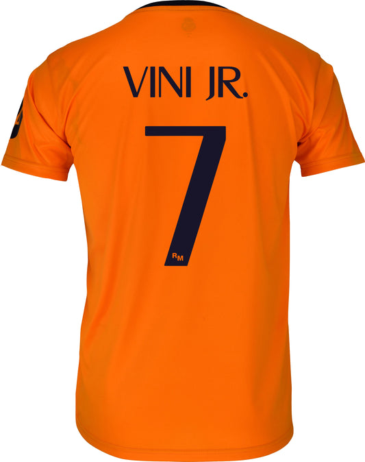 Real Madrid Maillot de Football Real Vinicius Junior Enfants- Collection Officielle