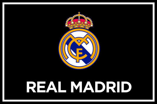 Drapeau Real - Collection officielle Real Madrid - 100 x 150 cm