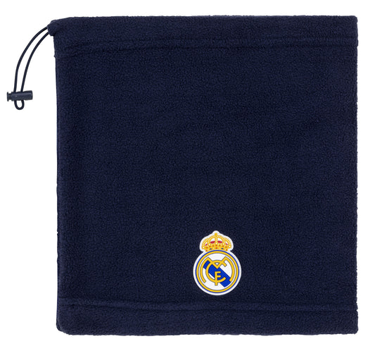 Real Madrid Cache cou polaire Real - Collection officielle Taille homme ajustable
