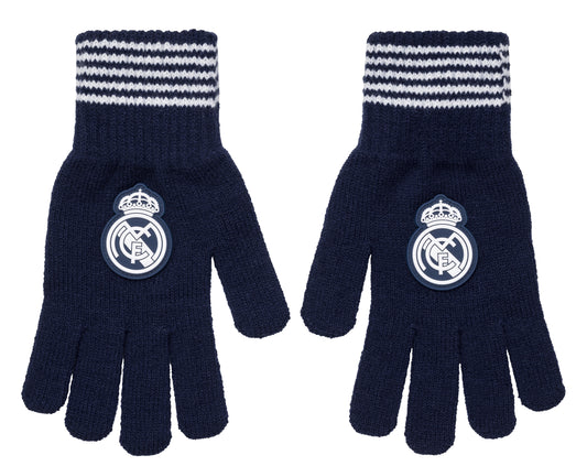 Real Madrid Gants Real - Collection Officielle Football - Taille Homme L/XL