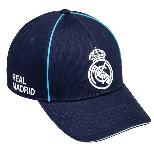 Real Madrid Casquette Supporter Real - Collection Officielle Football - Taille Homme réglable