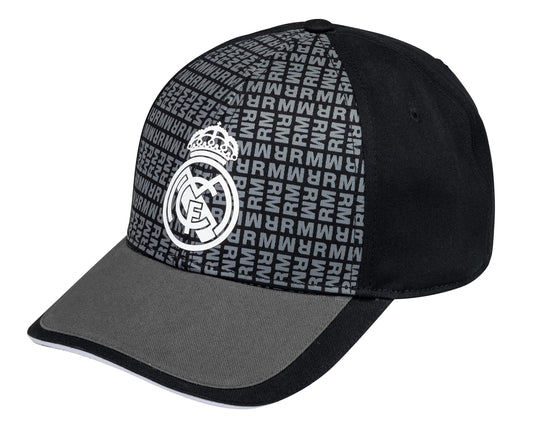 Real Madrid Casquette Supporter Real - Collection Officielle Football - Taille Homme réglable