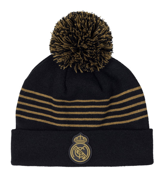 Real Madrid Bonnet Pompon Supporter Real Adultes- Collection Officielle Football