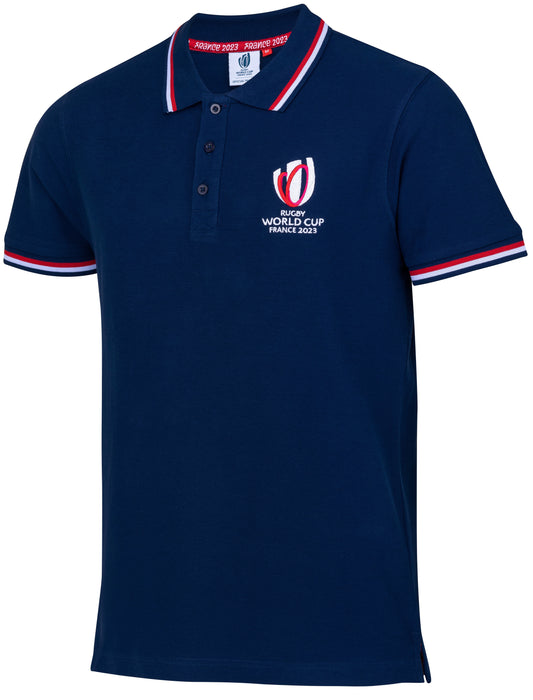 Rugby World Cup Polo Fan RWC Adultes - Collection Officielle Coupe du Monde de Rugby 2023